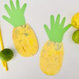 ananas basteln mit kindern handabdruck 160x160 - Matschküche aus Edelstahl: Warum sie die langlebige Alternative zu Holz ist