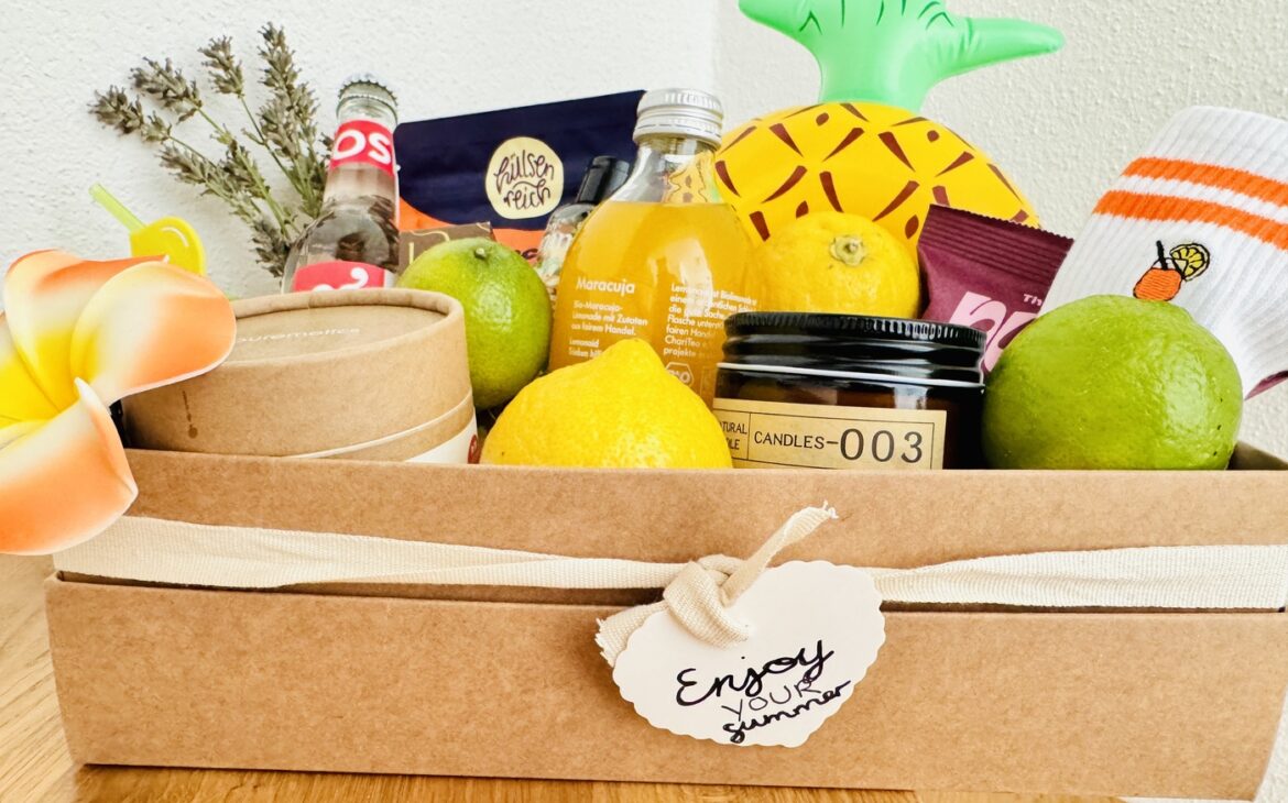 geschenkkorb sommer geburtstag 1170x730 - Sommer Geschenk selber machen: Ideen f&uuml;r einen wundersch&ouml;nen Geschenkkorb
