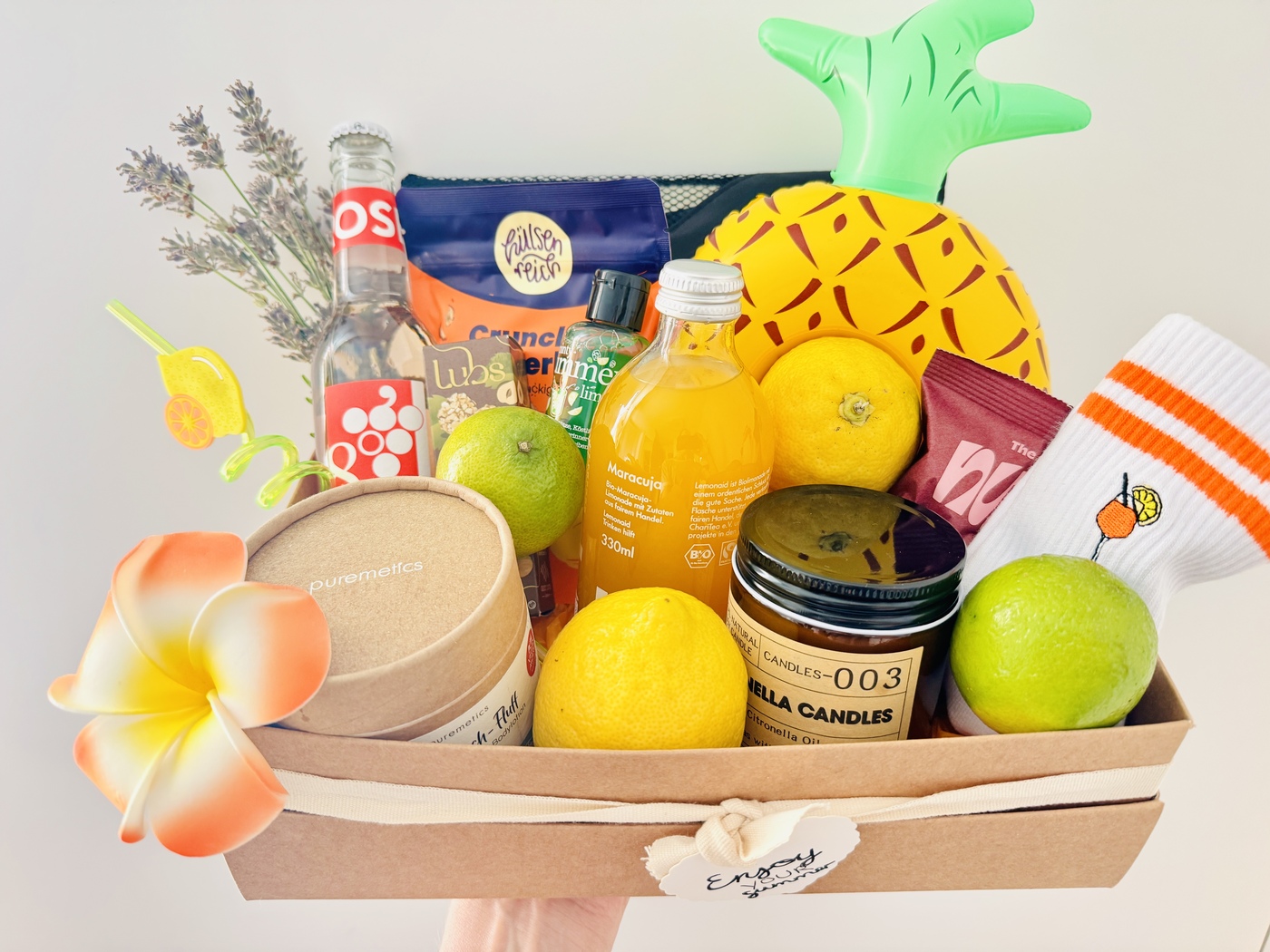 sommer geschenk selber machen geschenkkorb - Sommer Geschenk selber machen: Ideen für einen wunderschönen Geschenkkorb