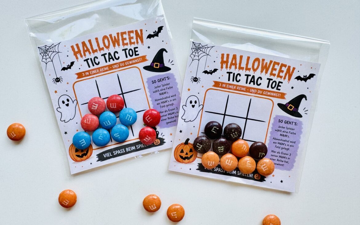 halloween giveaway kinder mms 1170x730 - Halloween Tic Tac Toe: Kostenlose Vorlage zum Ausdrucken f&uuml;r Kinder