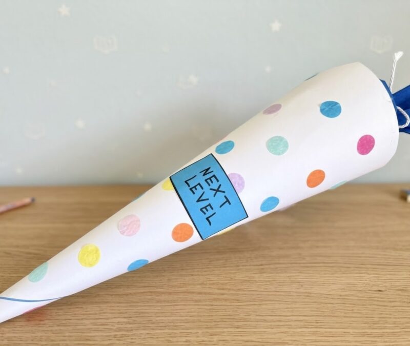 Schultüte 5. Klasse basteln: Einfache Idee zum Übertritt schultuete 5 klasse uebertritt 800x675 - Schultüte 5. Klasse basteln: Einfache Idee zum Übertritt