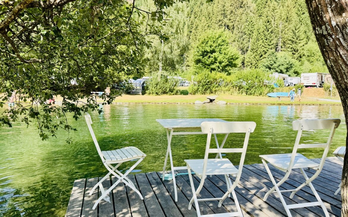 tcs camping disentis badesee graubuenden 1170x730 - TCS Camping Disentis mit Kindern: Badesee, Wasserspielplatz & unsere Erfahrungen