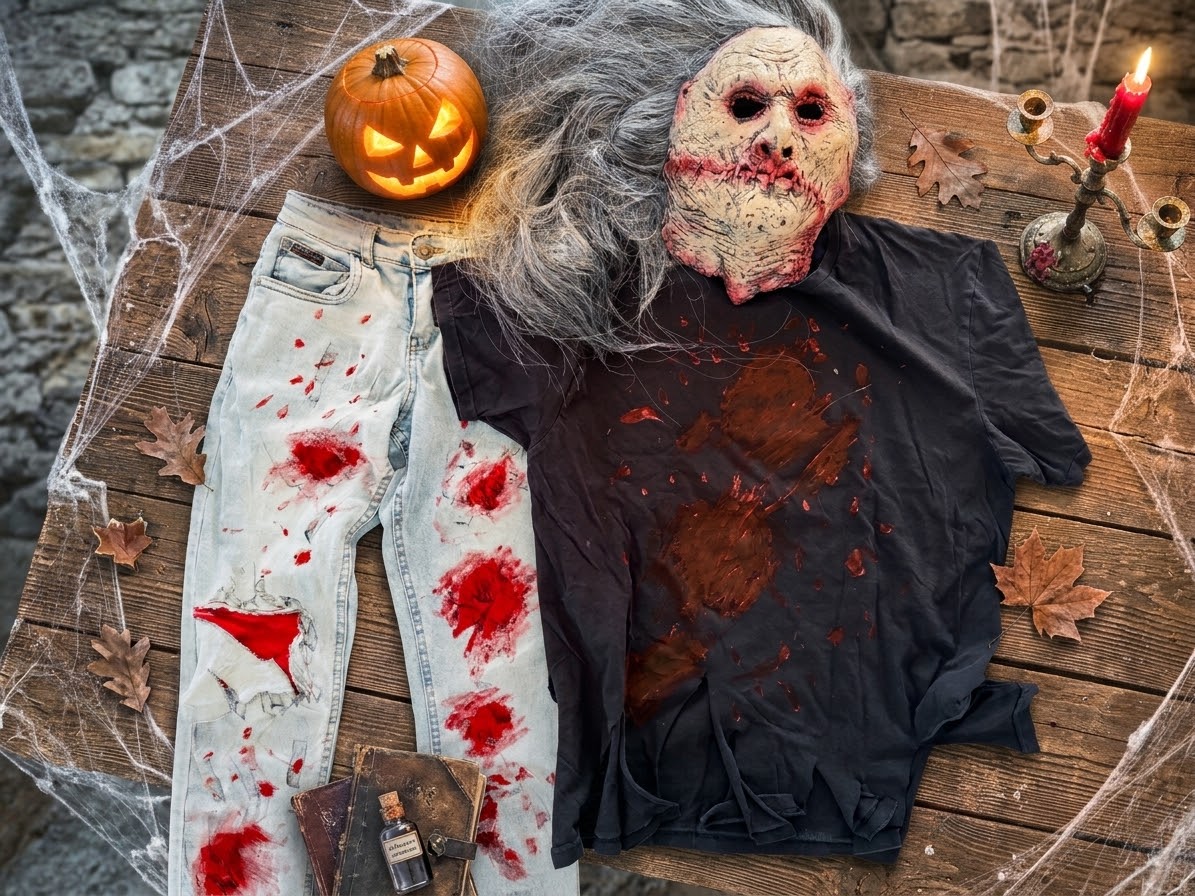 Halloween Kostüm selber machen: In 30 Minuten zum gruseligen Outfit halloween kostuem selber machen - Halloween Kostüm selber machen: In 30 Minuten zum gruseligen Outfit