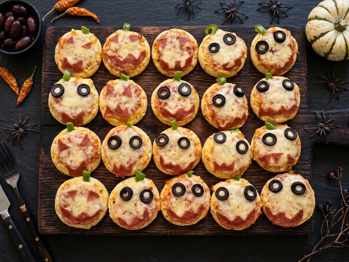 Halloween Pizza: Schneller, herzhafter Snack für die Halloweenparty halloween pizza - Halloween Pizza: Schneller, herzhafter Snack für die Halloweenparty