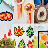 herbst basteln mit kindern 7 einfache ideen 160x160 - Tannenbaum basteln mit Kindern: Einfache Weihnachtsdeko aus Pappe