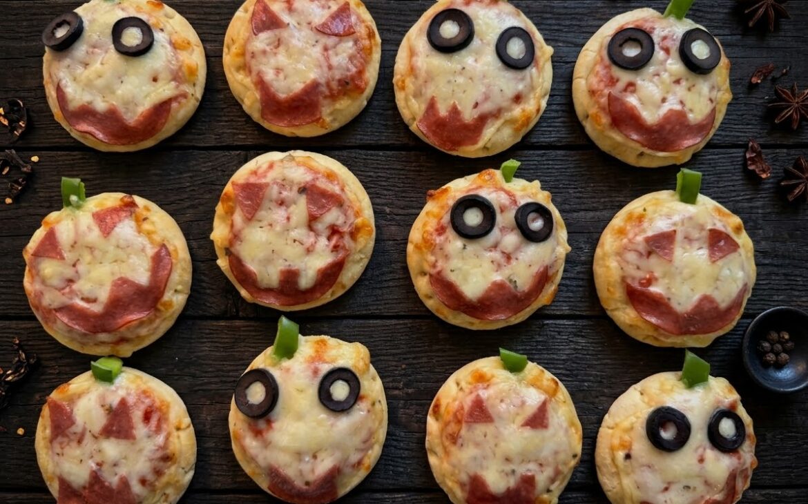Halloween Pizza: Schneller, herzhafter Snack für die Halloweenparty schneller halloween snack pizza 1170x730 - Halloween Pizza: Schneller, herzhafter Snack für die Halloweenparty