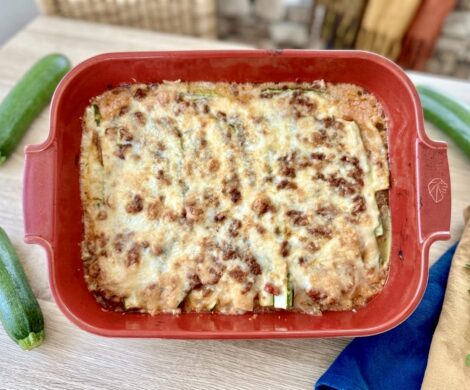 zucchini lasagne mit hackfleisch 470x390 - Zucchini Lasagne mit Hackfleisch: Einfaches Familienrezept